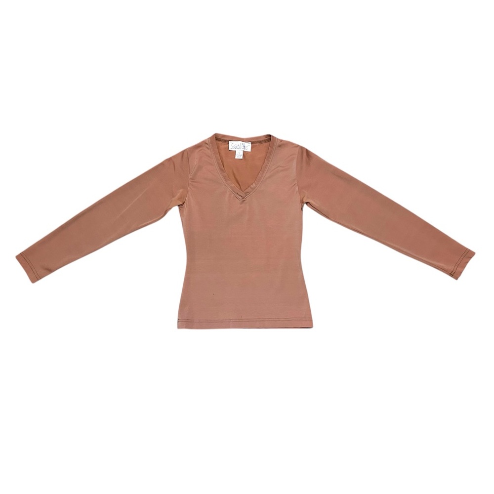 Saint Moris Silky Long Sleeve Mauve Pink Top - Women’s Size Small